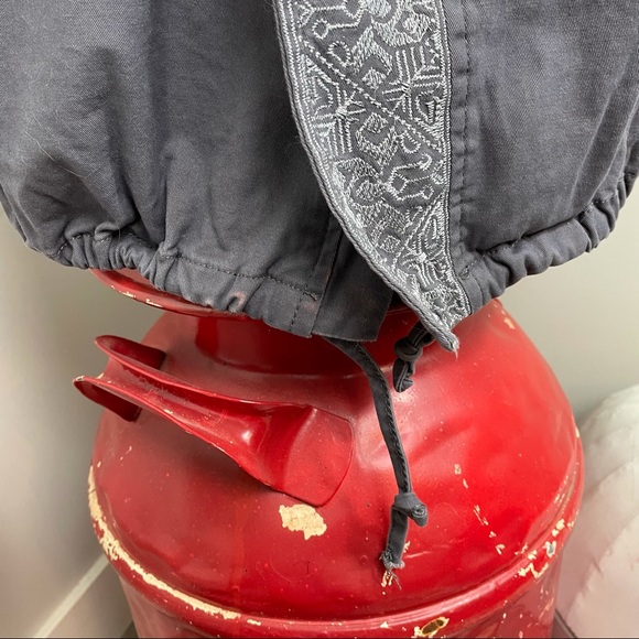 Reborn charcoal twill cotton oversized jacket - Picture 6 of 11